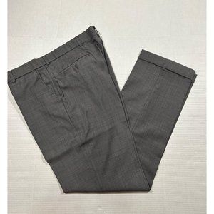 Ballin Light Gray Super 110's Wool Comfort EZE Flat Front Straight Leg Pant Size